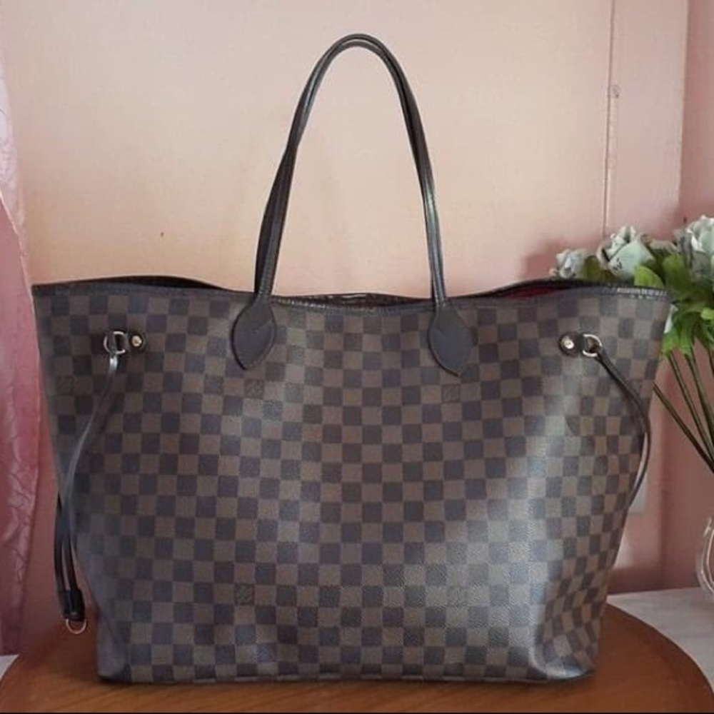 💙Auth Louis Vuitton Neverfull Damier Ebene GM💚